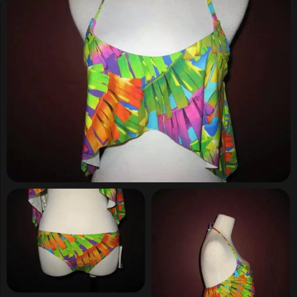 Trina Turk polynesian palms bikini